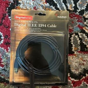 ♥️ Digital series 14.5-Ft (4.4m) 6-Pin to 4-Pin Digitsl IEEE 1394 Csble NWT